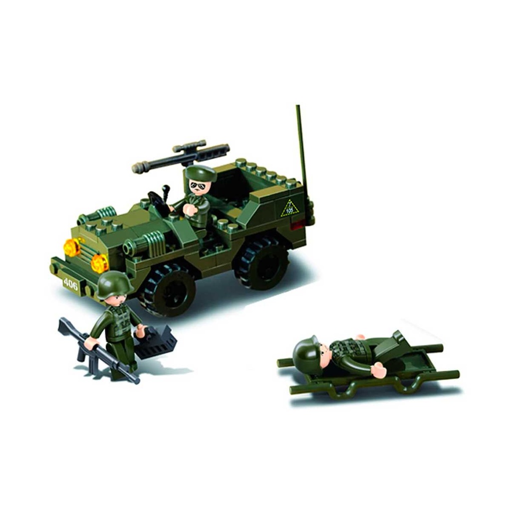 AMBULANCIA ESCOLTA ARMY SLUBAN 229 PCS VERDE