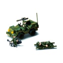 AMBULANCIA ESCOLTA ARMY SLUBAN 229 PCS VERDE