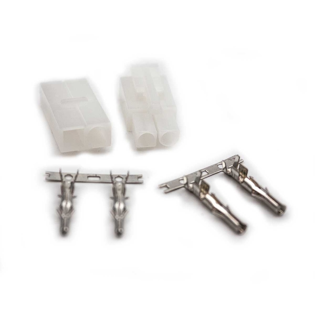 CONECTOR T-PLUG MACHO TAMIYA TAPON ASG MACHO/HEMBRA BLANCO