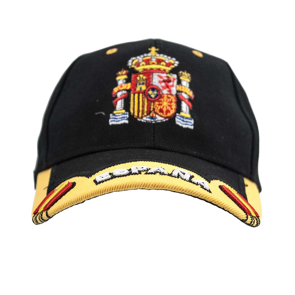 GORRA BORDADA CONSTITUCION 3 TIRAS ESPAÑA NEGRA