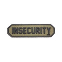 PARCHE PVC 3D INSECURITY TIRA VERDE