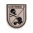 PARCHE LUSITANIA 8 CALAVERA C/VELCRO TAN