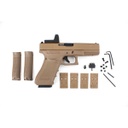 PISTOLA WE G17 V4 MOS FULL METAL TAN