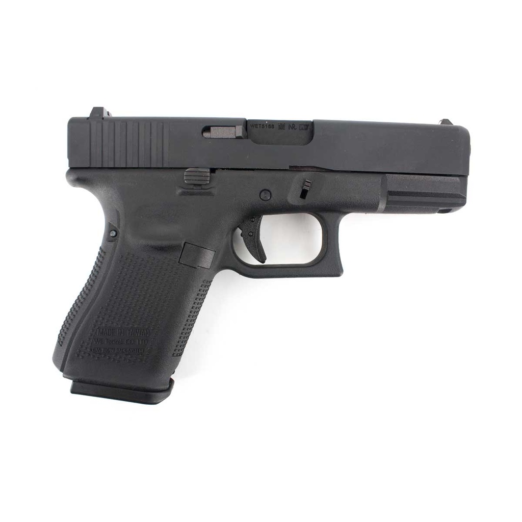 PISTOLA WE G19 V5 FULL METAL NEGRA