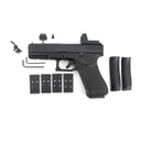 PISTOLA WE G17 V5 MOS FULL METAL NEGRA