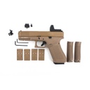 PISTOLA WE G17 V5 MOS FULL METAL TAN