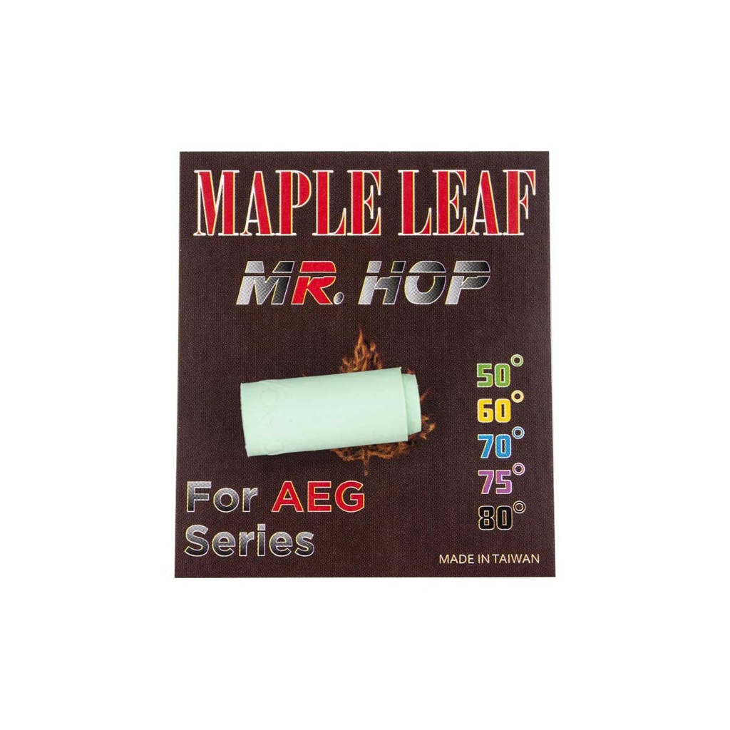 GOMA MR. HOP-UP MAPLE LEAF 50º AEG VERDE CLARO