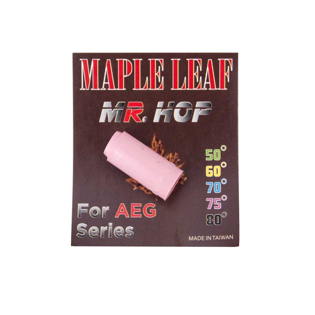 GOMA MR. HOP-UP MAPLE LEAF 75º AEG ROSA
