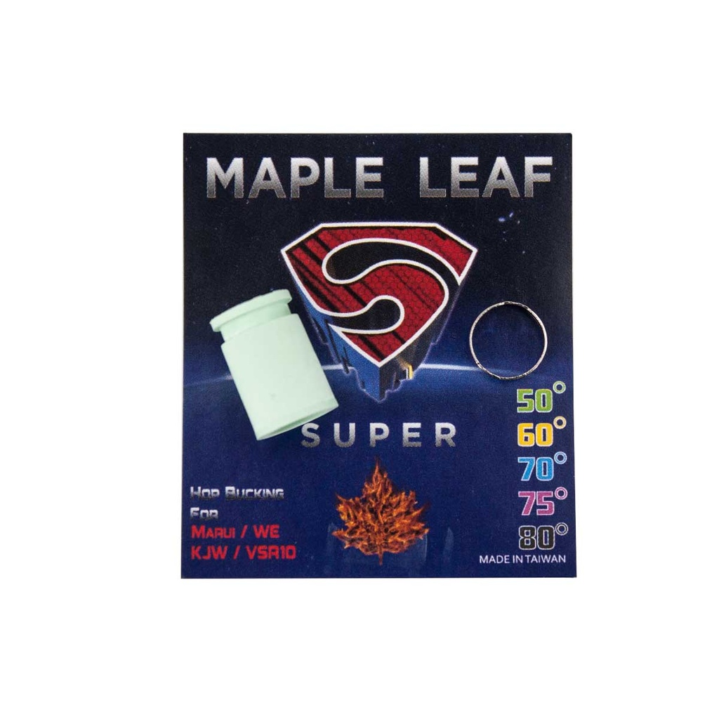 GOMA SUPER HOP-UP MAPLE LEAF 50º VSR/GBB VERDE CLARO
