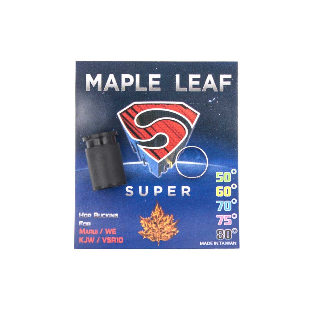 GOMA SUPER HOP-UP MAPLE LEAF 80º VSR/GBB NEGRA