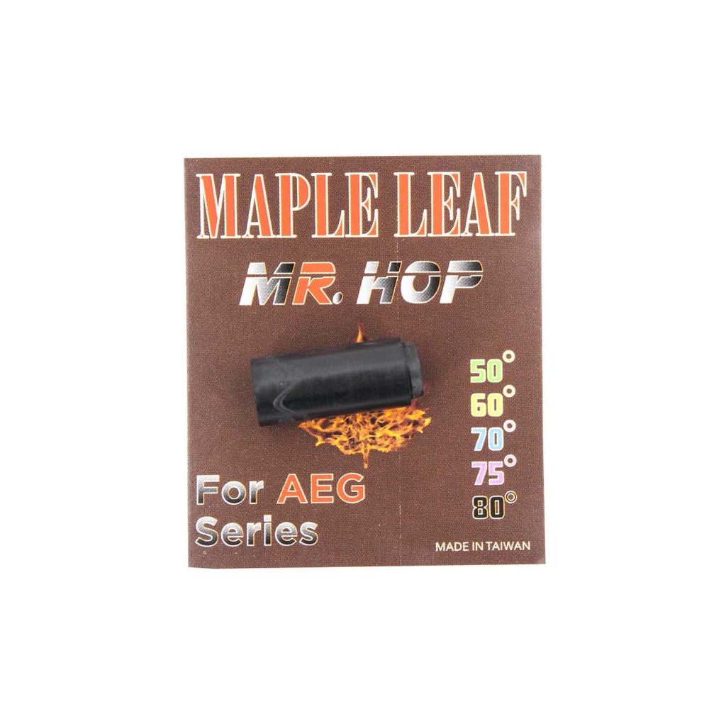 GOMA MR. HOP-UP MAPLE LEAF 80º AEG NEGRA