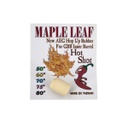 GOMA HOP-UP MAPLE LEAF HOT SHOT 60º AEG AMARILLO