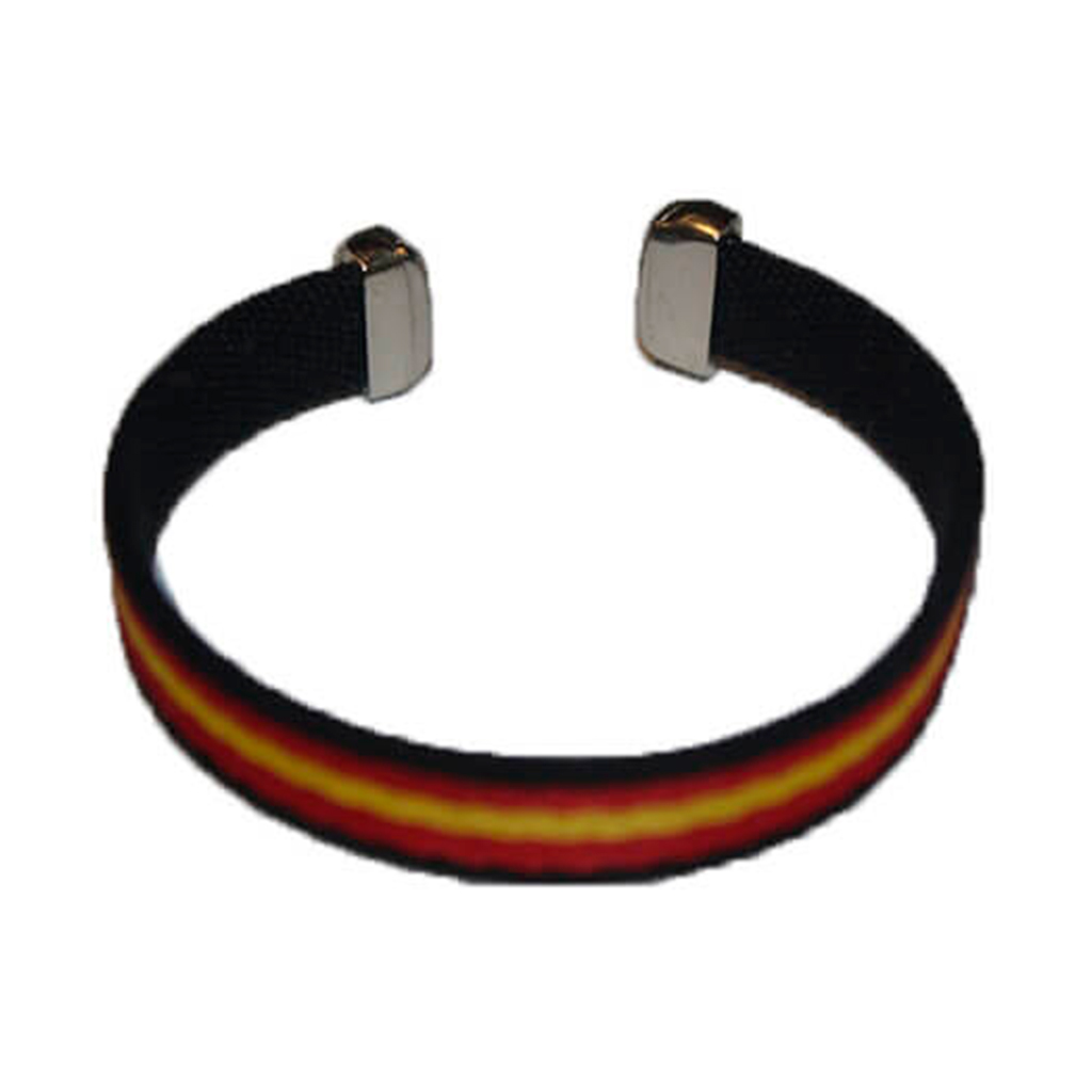 PULSERA ESPAÑA METALICA GR. NEGRA