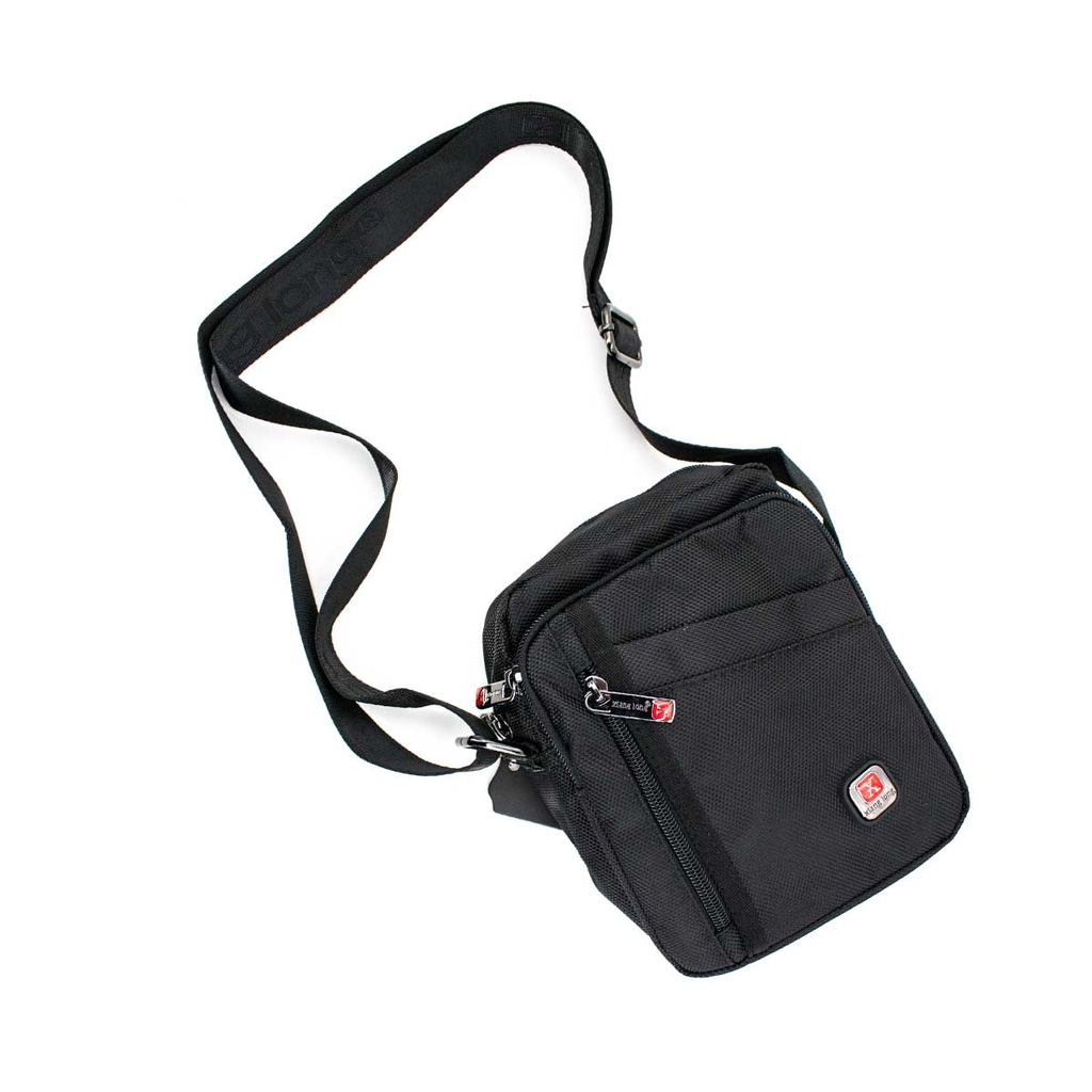 BOLSITO X CORDURA CREMALLERA FRONTAL NEGRO
