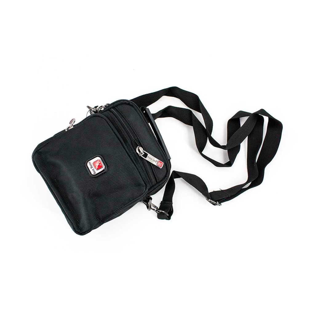 BOLSITO X CORDURA AGARRADERA PVC NEGRO