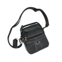 BOLSO CUERO DISPEL CREMALLERA ANILLA NEGRO