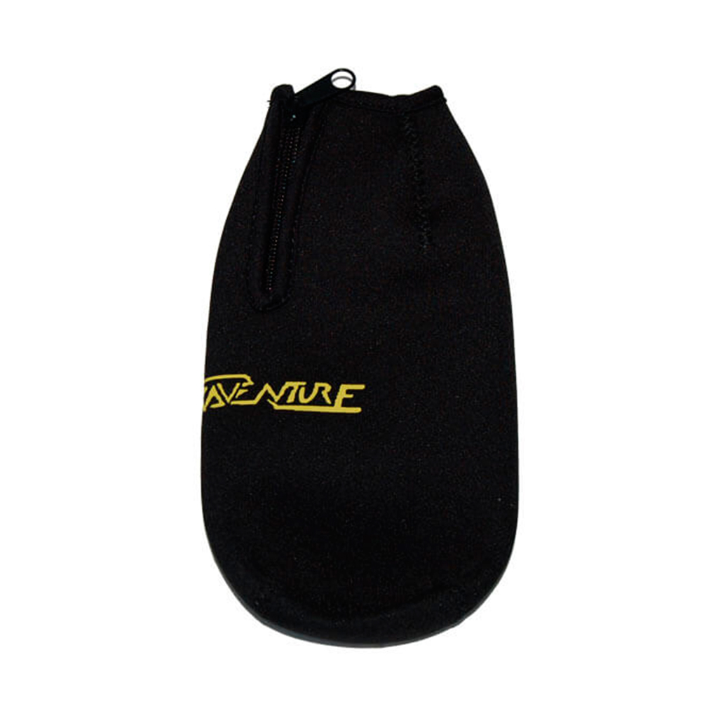 FUNDA BOTELLA NEOPRENO CILINDRICA NEGRA