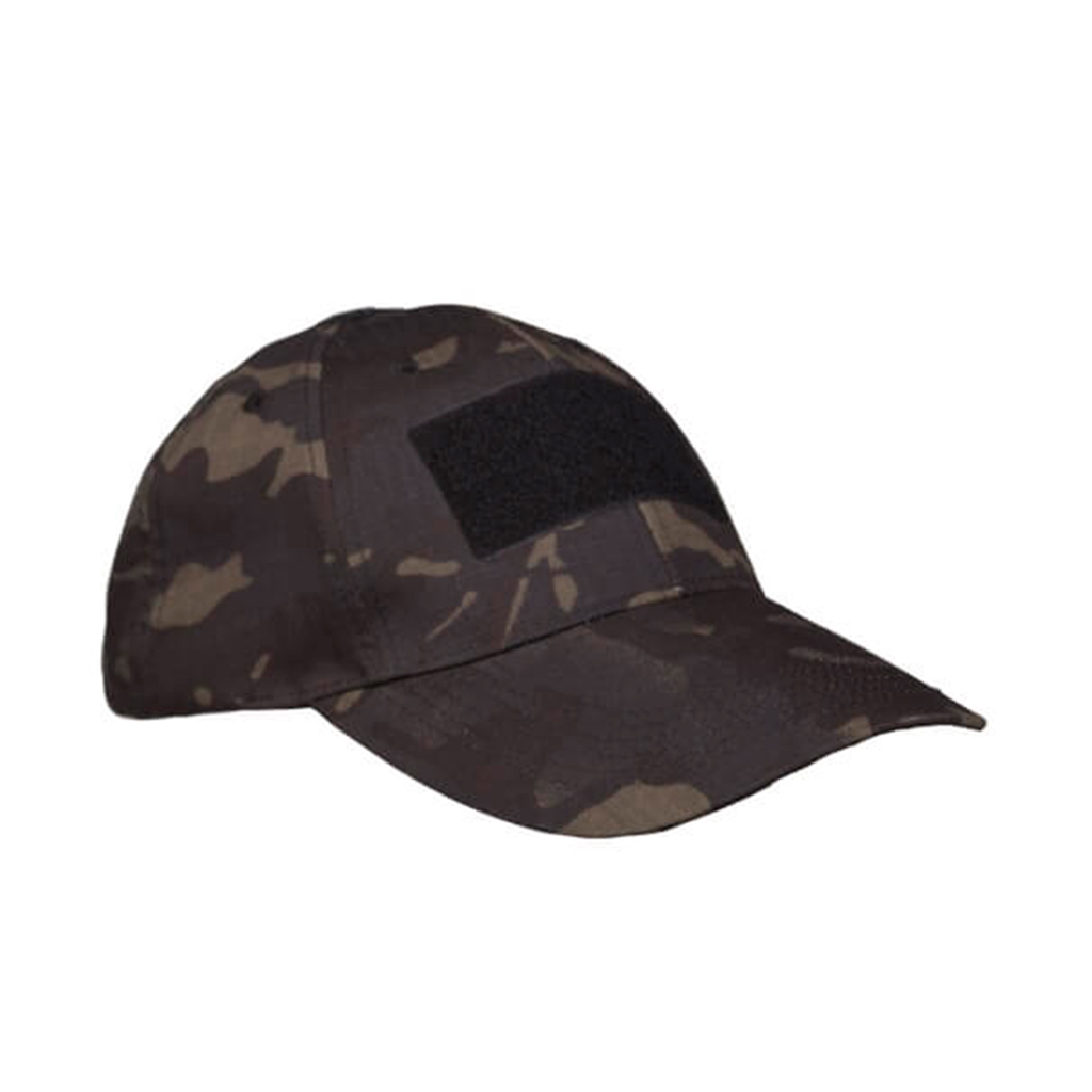 GORRA AIRSOFT VELCROS MULTICAM BLACK