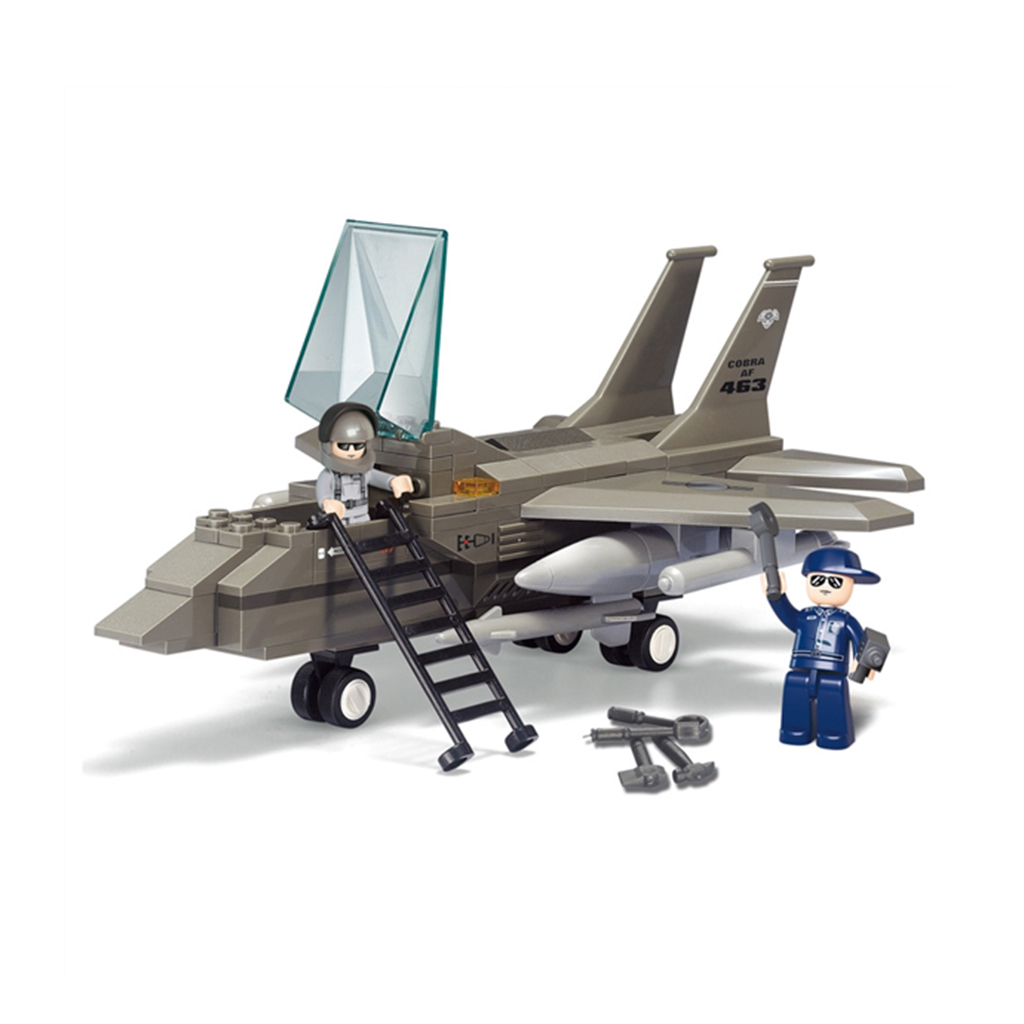 AVION CAZA ARMY SLUBAN 142PCS VERDE