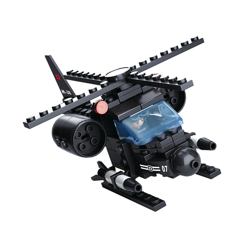 HELICOPTERO ARMY PIEZAS B0587G 413225 NEGRO