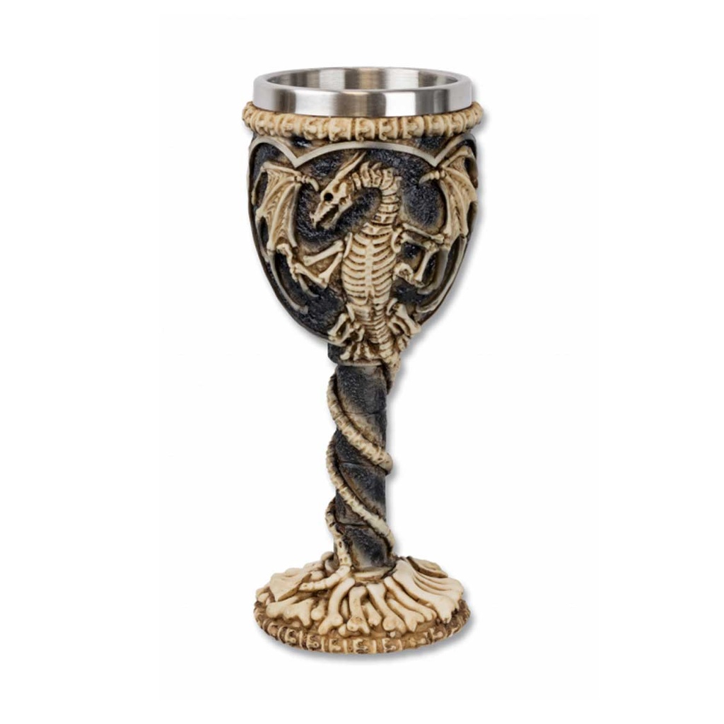 COPA DECORACION DRAGON GRIS