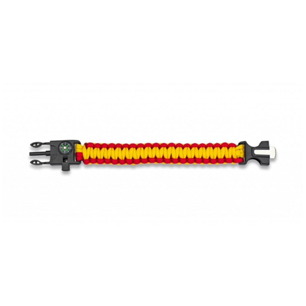 PULSERA PARACORD BARBARIC C/PEDERNALY BRUJULA ESPAÑA