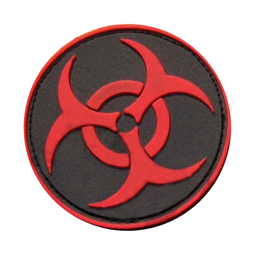 PARCHE PVC RESIDENT EVIL NEGRO-ROJO
