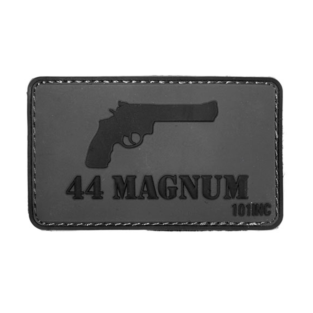 PARCHE PVC 3D 44 MAGNUM GRIS-NEGRO