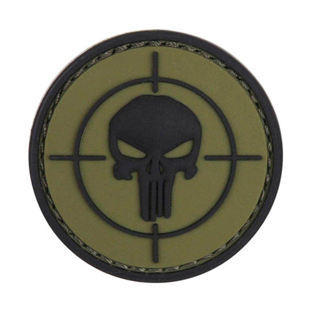 PARCHE PVC 3D DIANA PUNISHER VERDE