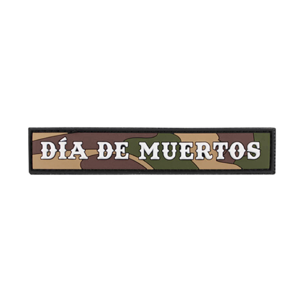 PARCHE PVC 3D TIRA DIA DE MUERTOS CAMO