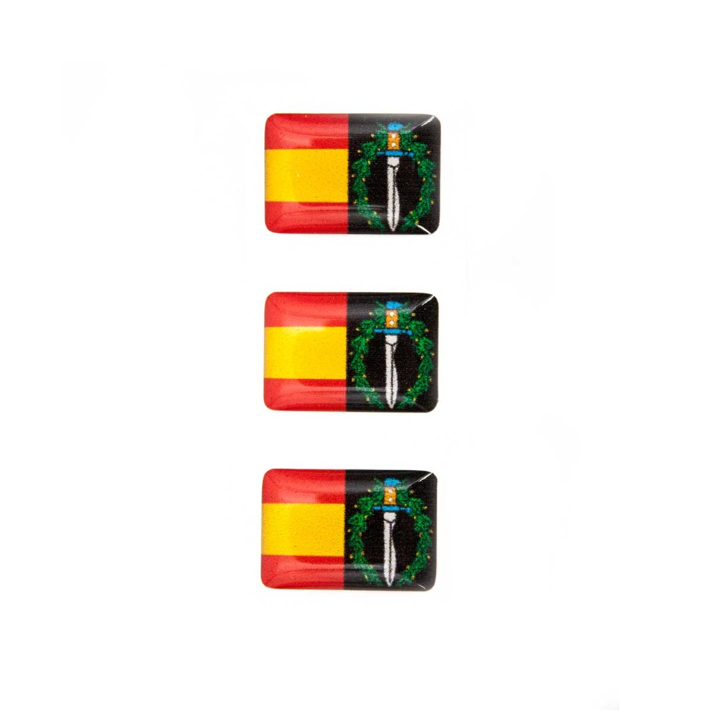 PEGATINA ABULTADA PEQ. 3PCS COE ESPAÑA