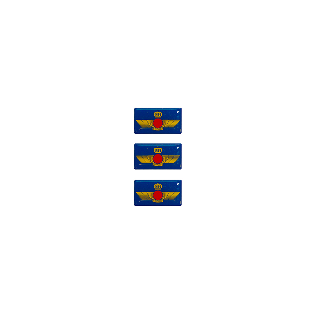 PEGATINA ABULTADA PEQ. 3PCS AZUL-AIRE