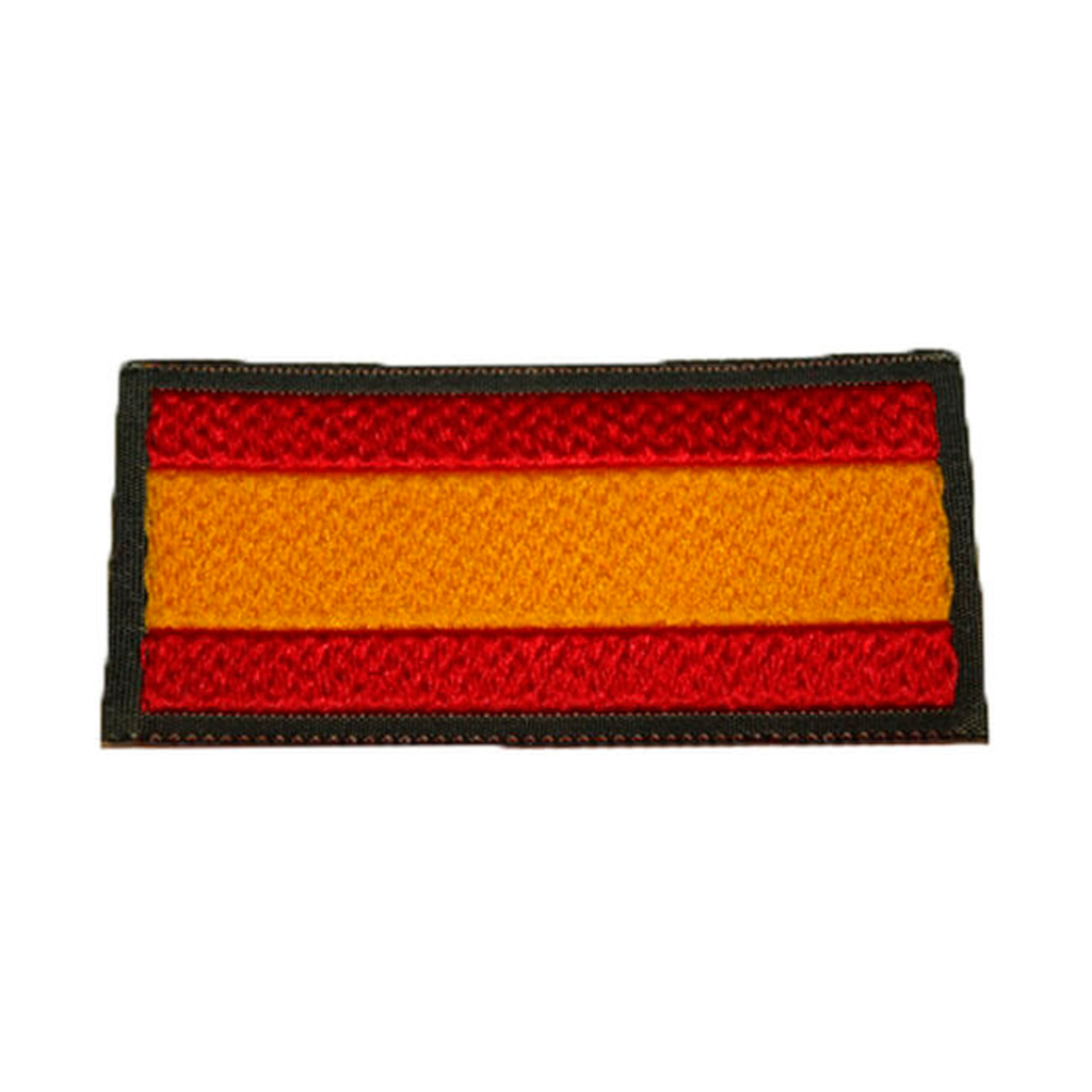 PARCHE BANDERITA ESPAÑOLA HOMBRO FILO VERDE