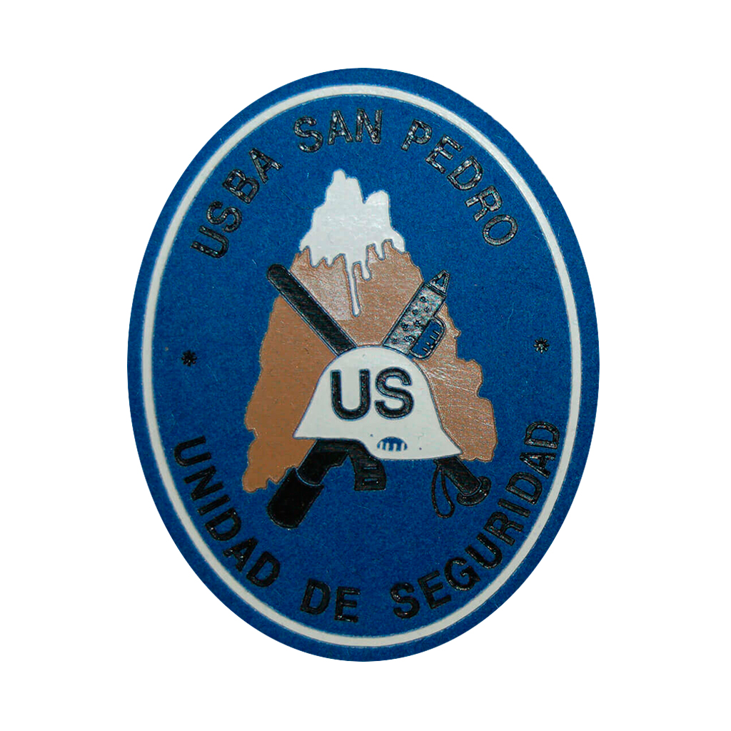 PARCHE UNIDAD SEGURIDAD USBA SAN PEDRO AZUL