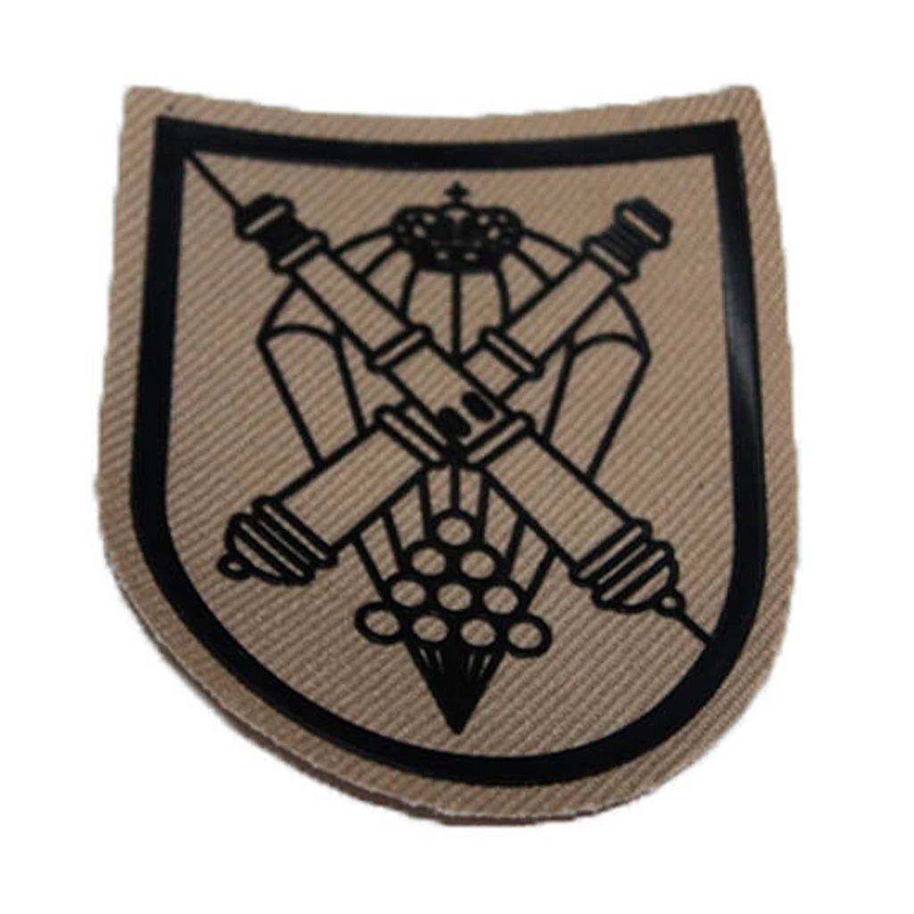 PARCHE BRIPAC GACAPAC GRUPO ARTILLERIA CAÑONES VELCRO TAN