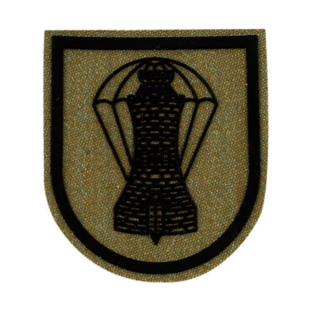 PARCHE BRIPAC UZAPAC CASTILLO C/VELCRO VERDE