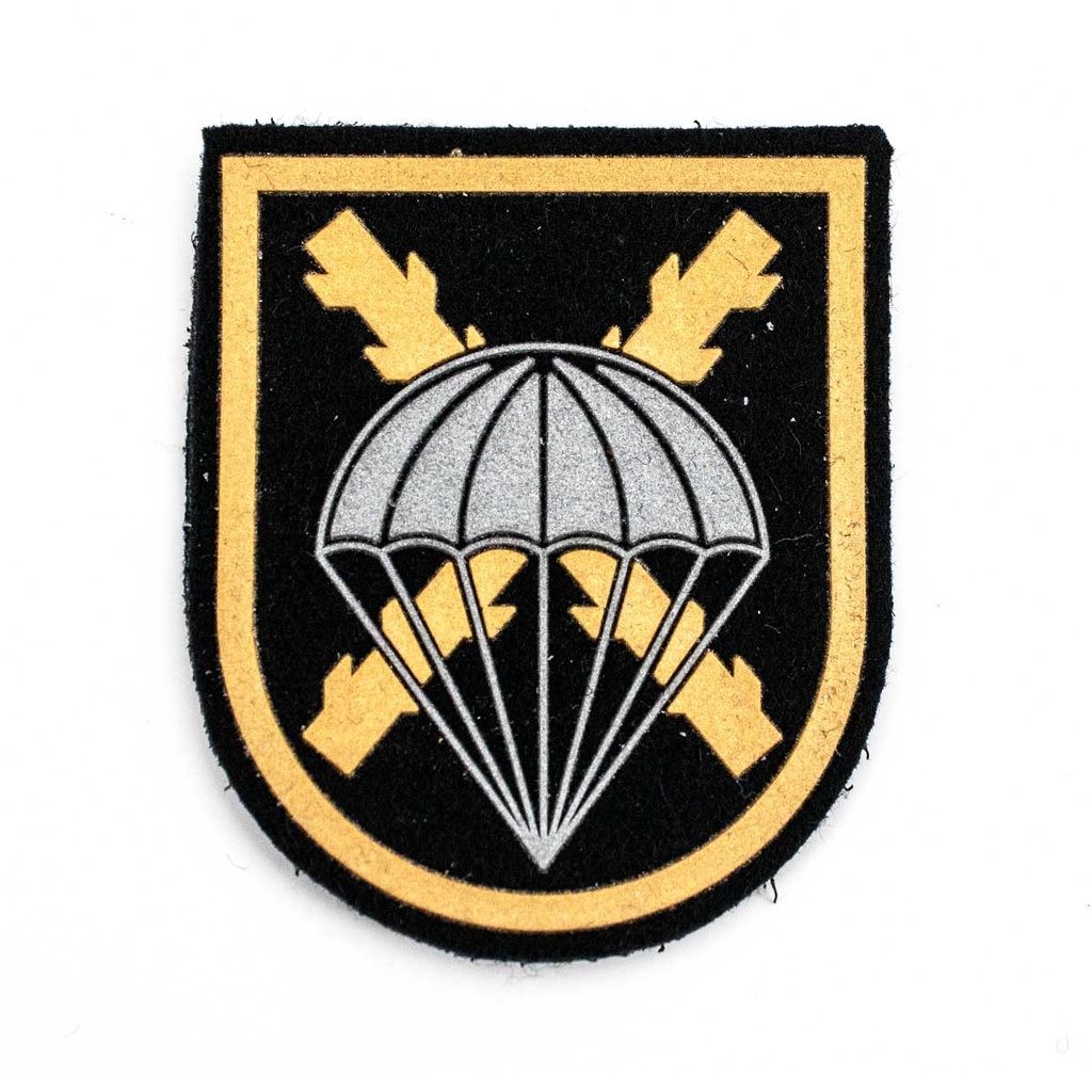 PARCHE BRIPAC PARACAIDISTA C/VELCRO NEGRO