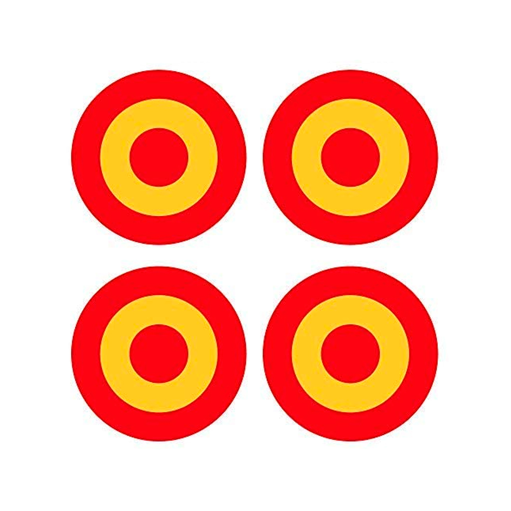 PEGATINA PLANA MED. 4PCS DIANA ESPAÑA