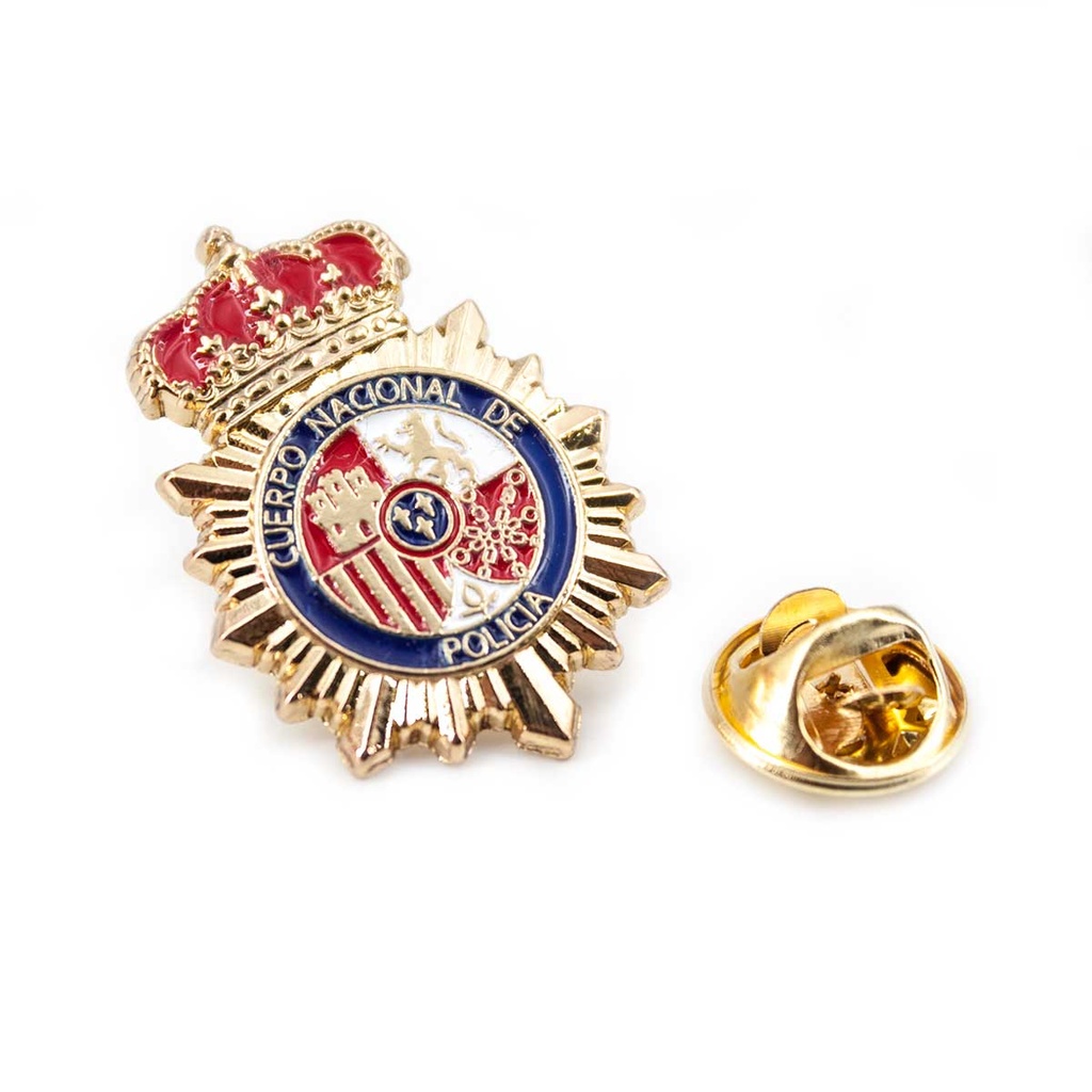 PIN POLICIA NACIONAL AZUL-ROJO