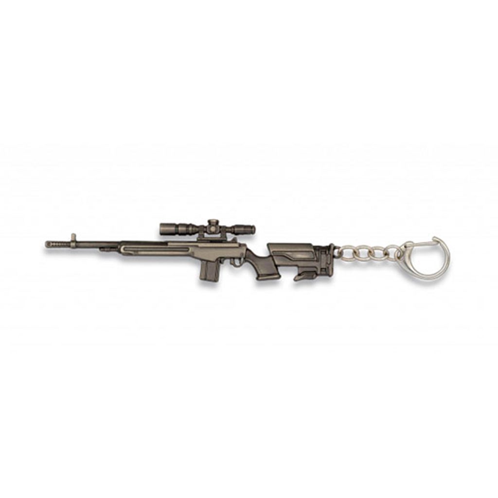 LLAVERO FUSIL SNIPER M14 PLATA