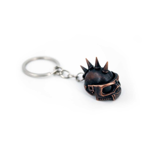 [16218] LLAVERO CASCO CALAVERA PINCHOS