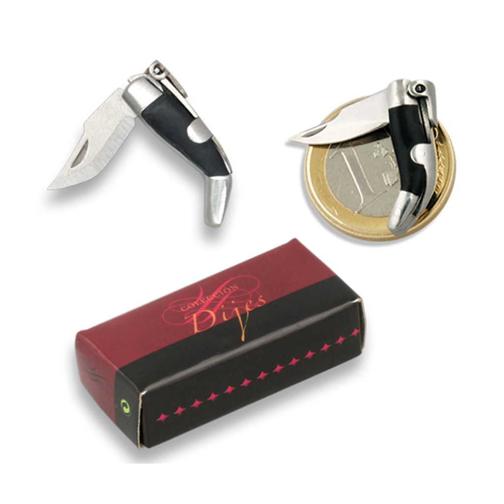 NAVAJA MINI DIJE JEREZANA 1.7 CM MADERA NEGRA