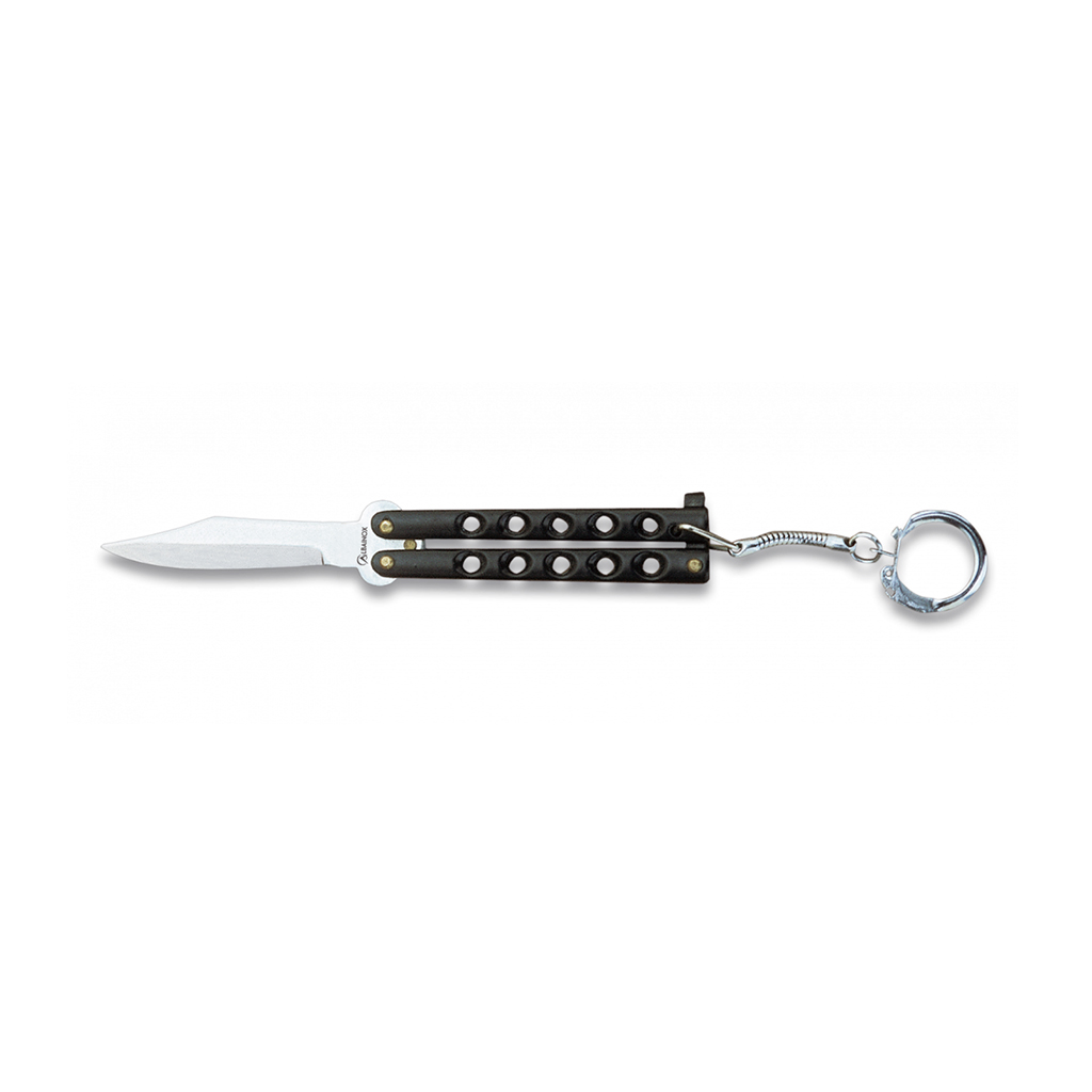 NAVAJA MARIPOSA ALBAINOX 6CM NEGRA