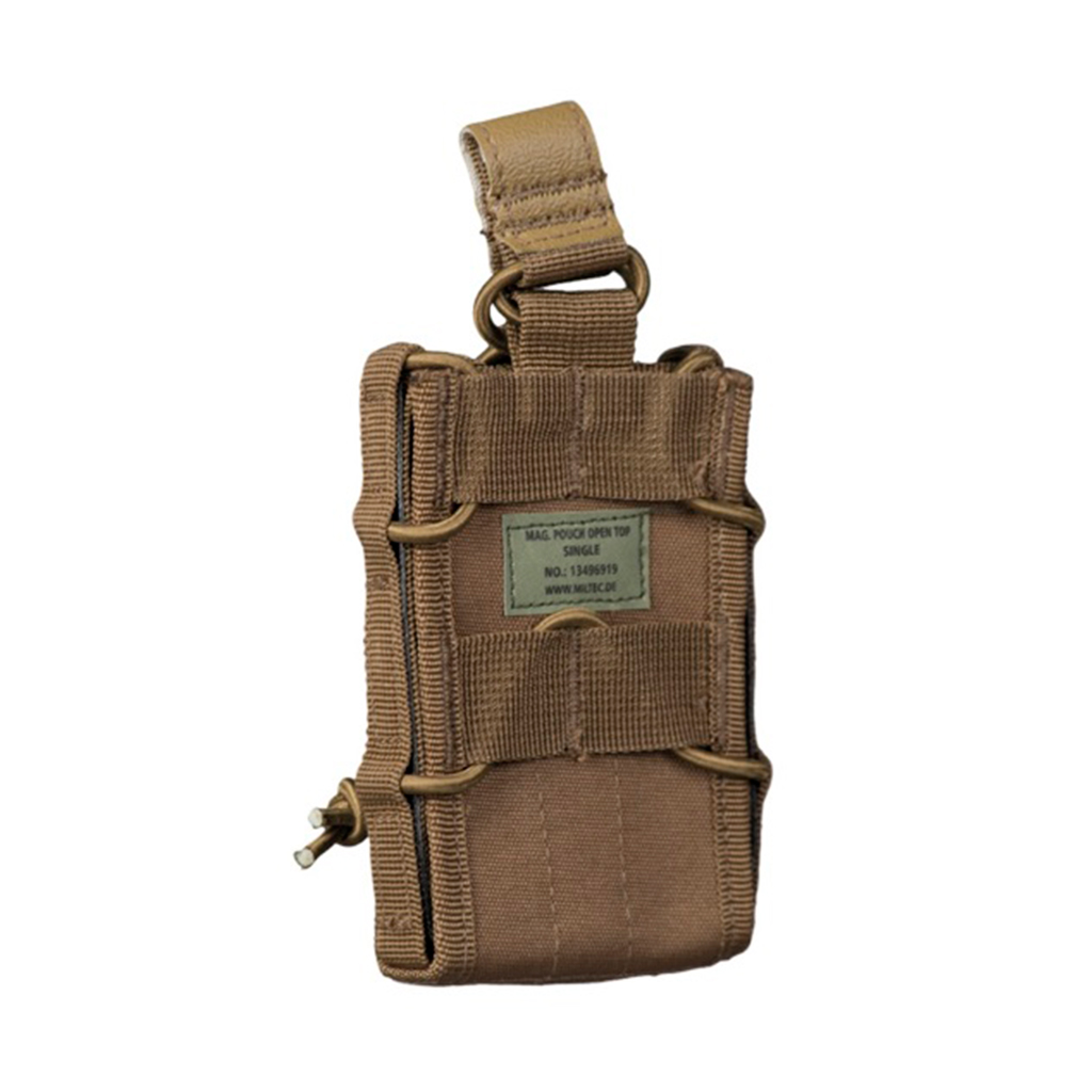POUCH CARGADOR SIMPLE MILTEC OPEN TOP COYOTE