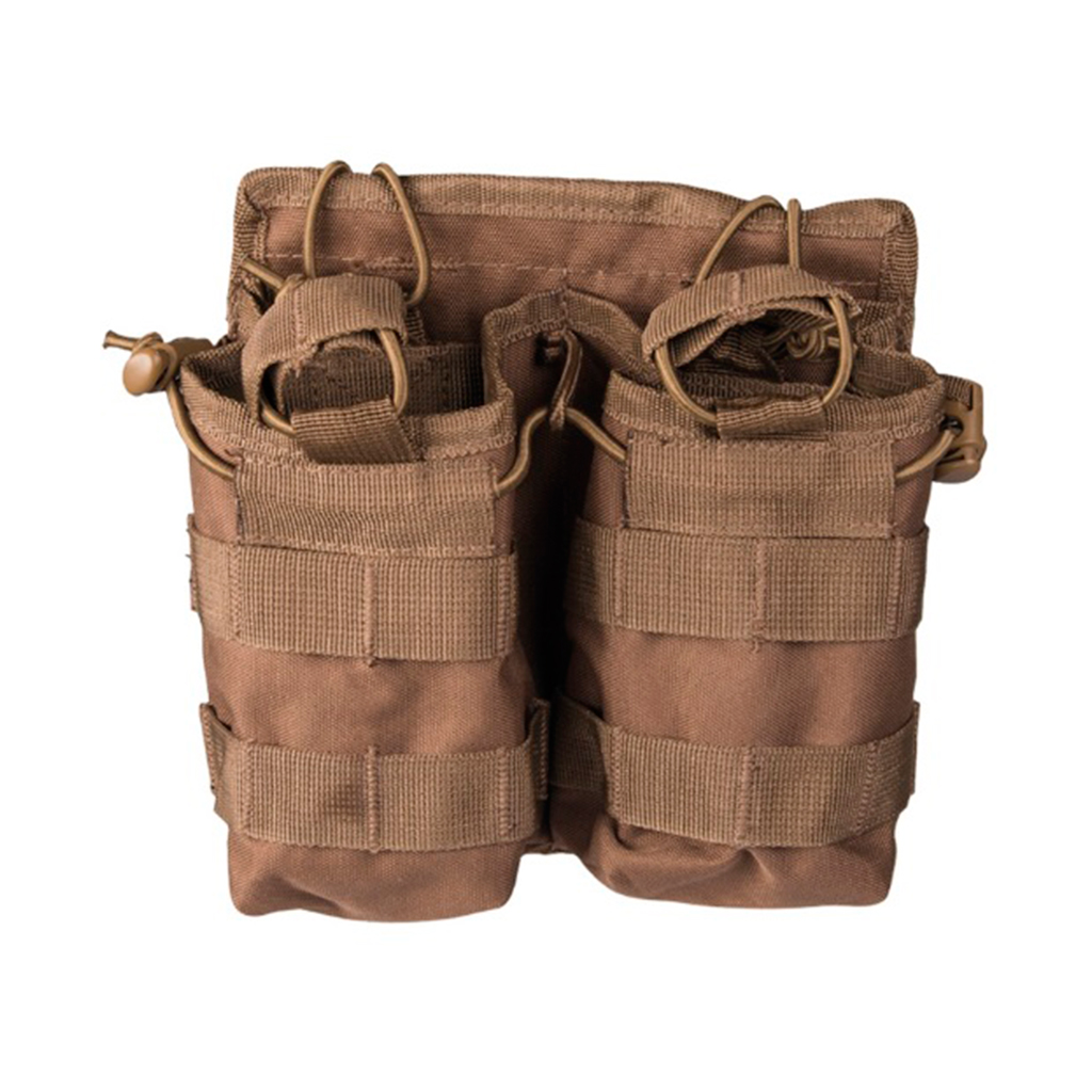 POUCH CARGADOR DOBLE MILTEC OPEN TOP COYOTE