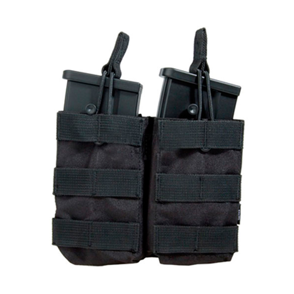 POUCH CARGADOR G36 DOBLE DELTA TACTICS MOLLE NEGRO