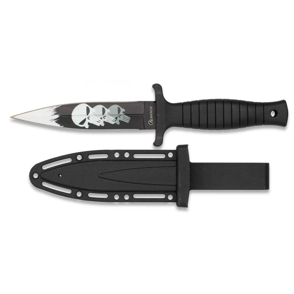 CUCHILLO ALBAINOX BOTERO CALAVERAS NEGRO