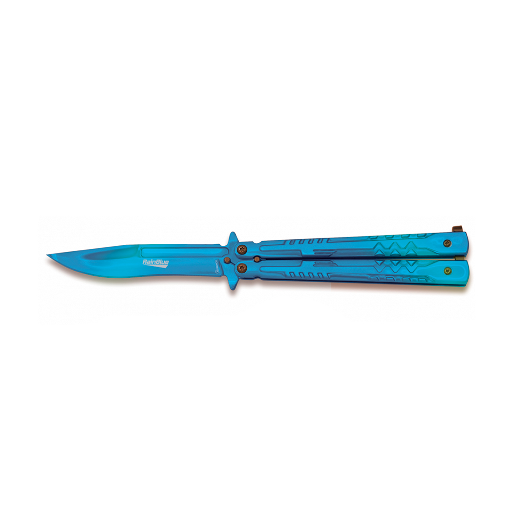 NAVAJA MARIPOSA ALBAINOX RAINBLUE AZUL