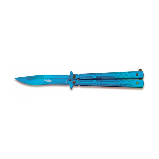 [36246] NAVAJA MARIPOSA ALBAINOX RAINBLUE AZUL