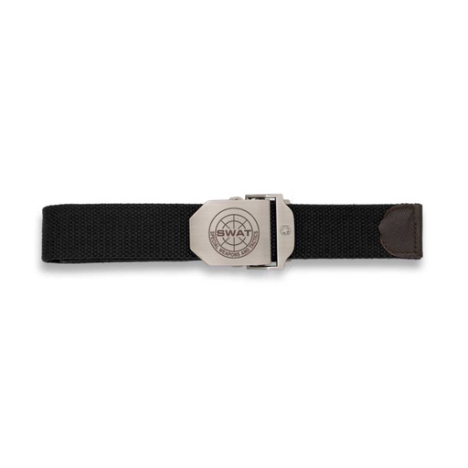 [33883NGR4022] CINTURON HEBILLA METALICA TAPETA SWAT NEGRO